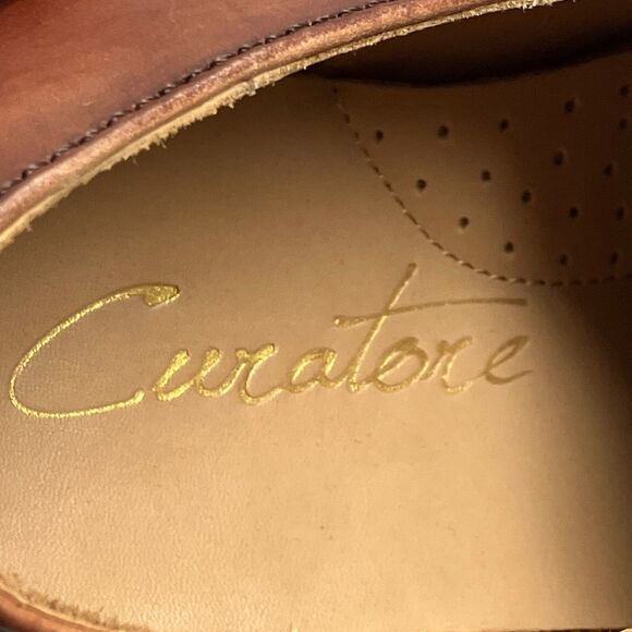 Curatore Dress Shoes Mens 9 Brown Leather Double Monk Strap Made in Italy 358074 main image 6